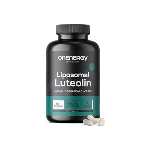 OnEnergy Liposomales Luteolin 500 mg - 60 Pflanzliche Kapseln - Natürliches Flavonoid - Ausgezeichnete Absorption und Wirksamkeit - Mit zugesetztem Phosphatidylcholin - Tägliche Unterstützung