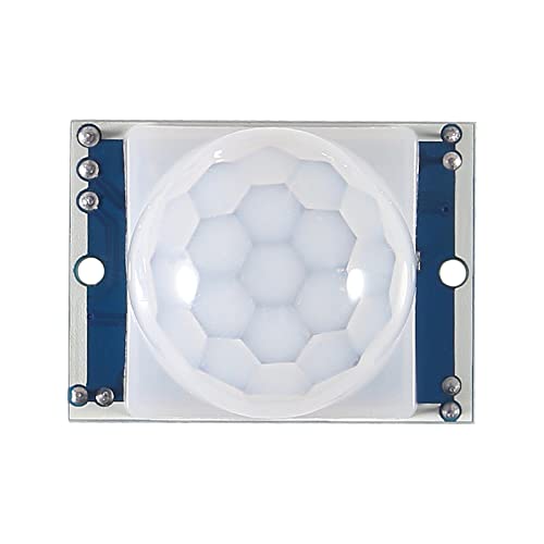 Dorhea 4Pcs HC-SR501 Pir Motion Infrared Human Body Sensor Module Pyroelectric Infrared Motion Detector Module for Raspberry Pi Microcontrollers Projects-Blue Board - Image 3