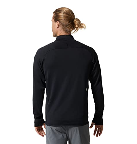 Image of Mountain Hardwear Men's Polartec Power Grid Half Zip Jacket | Stylish and Warm Jacket for All Outdoor Adventures