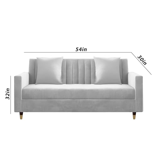 Image of Casaliving Garcia 3+2+1 Seater Sofa Set for Living Room (Grey Colour) Premium Fabric Sofa