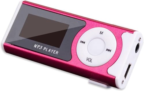 Image of Portable MP3 Music Player with LCD Display, HiFi Sound, USB Connectivity, Flashlight & Memory Card Support, Clip Design for Gym Sports Travel & Outdoor Activities