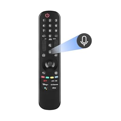 for LG-Smart TV Remote Replacement, for LG Magic Remote MR20/21/22/23/24GA, Compatible with LG2021-2024 OLED QNED NanoCell UHD 4K 8K Smart TV, with Voice and Pointer Function