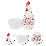 GALPADA Ceramic Floral Chick Egg Holder Decorative Mini Tray Creative Organizer Delicate Desktop Storage for Kitchen and Fridge - Image 5