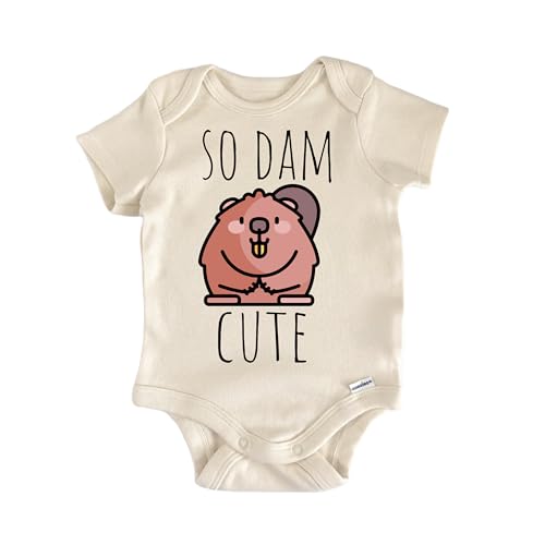 Beaver Dam Animal - Baby Boy Girl Clothes Bodysuit Funny Cute