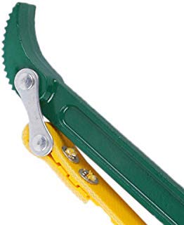 Image of Inditrust 9 Inch Belt Type Oil Filter Wrench | Adjustable Engine Oil & Fuel Filter Removal Tool | Heavy Duty Strap Spanner Key | 225mm Single Side Auto Repair Tool (Yellow)
