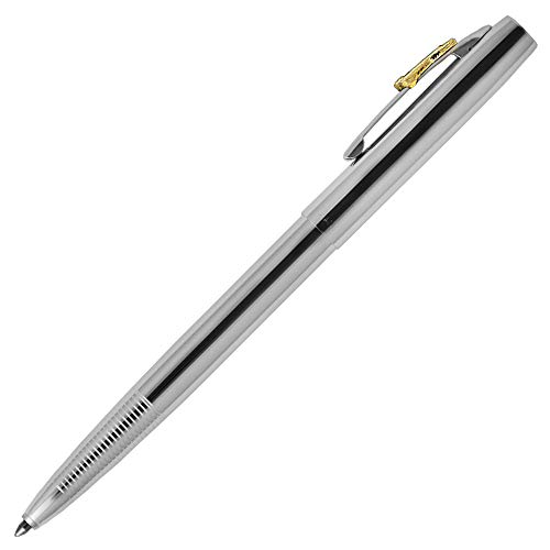 Fisher Space Pen Cromado Cap-O-Matic Space Pen con emblema de lanzadera (M4CSH)