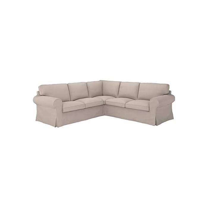Buy IKEA UPPLAND Cover for 4 Seat Sectional Sofa Light Beige Slipcover