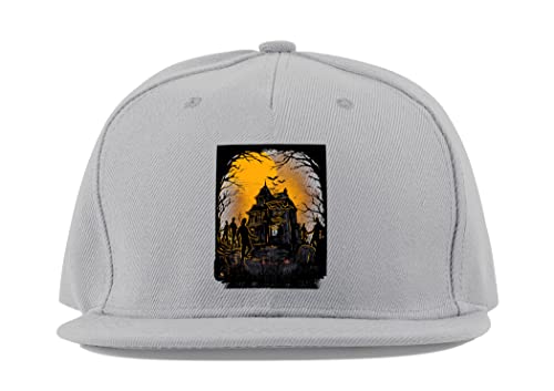 Casquette baseball Zombies visière plate idéale pour votre look streetwear gris