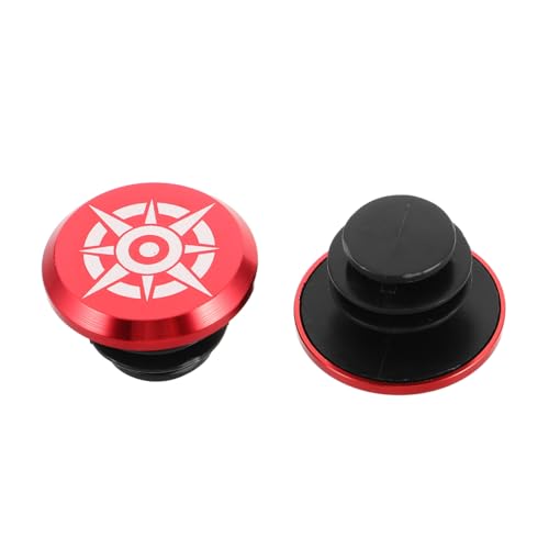 CONGARTENO Cache-Embout De Guidon De Moto Alliage Aluminium Bouchons De Guidon De Vélo Accessoires Vélo Embout De Poignée pour Route Et Plein Air