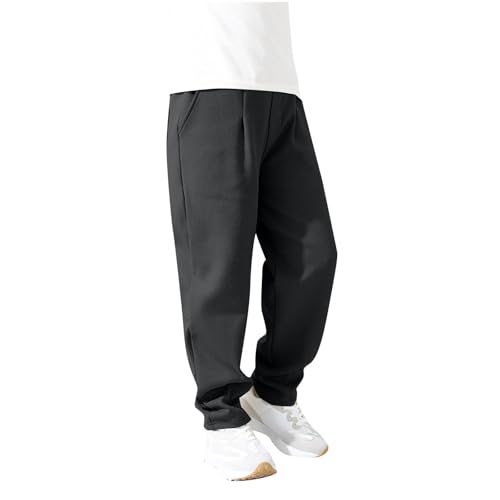 Boys Straight Golf Pants Athletic Chino Flat Front Pants Kids School Uniform Clothes for Girls Boys 5-15 Years