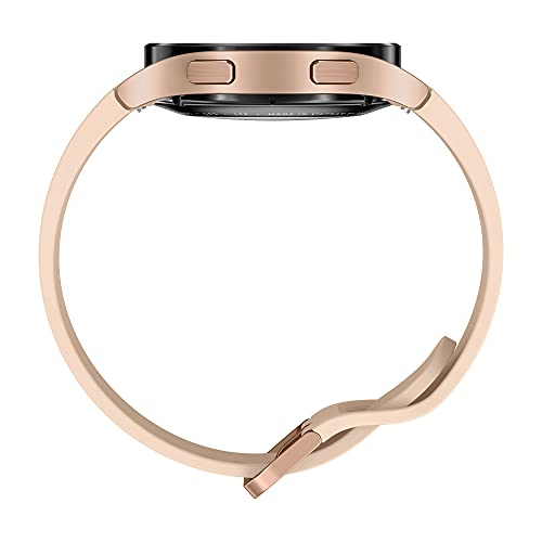 Samsung Galaxy Watch4 4G 40 mm, or rose - Montre connectée intelligente, surveillance de la santé, bien-être, sport, IMC, ECG, batterie longue durée – Version FR