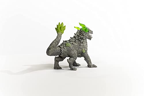 SCHLEICH ELDRADOR Creatures | Steindrache 70149 | ELDRADOR Monster Spielfigur mit beweglichem Kiefer und drehbarem Schwanz | tolles Geschenk für Kinder | ab 7 Jahren | 18 x 8 x 14 cm