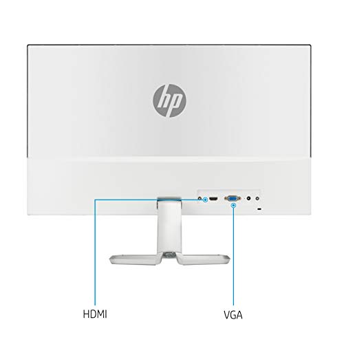 Image of HP 24 Inch Ultra-Slim Full Hd Computer Monitor -AMD Freesync, Built-in Speakers, IPS Panel with Hdmi and Vga Ports 24Fw Display with Audio - 4Tb30Aa (Silver)