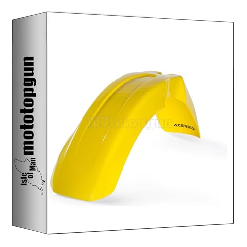 Garde-boue avant jaune compatible Suzuki DRZ 400S accessoire moto enduro 2019-2023