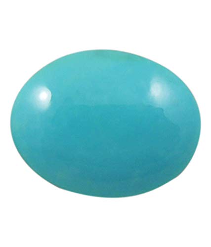Turquoise naturelle 11,25 Ratti ovale certifiée AMZ6737 pour bague