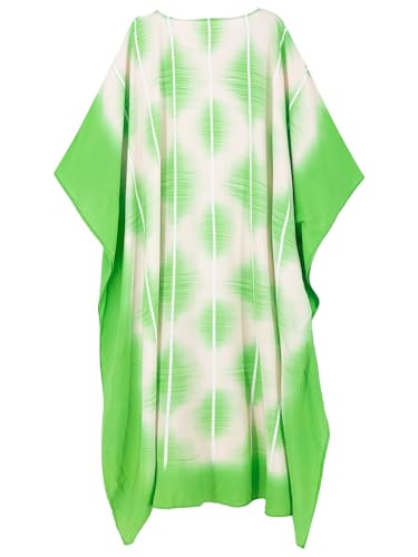 Image of Moss Rose Kaftan Dresses for Women Summer Swimsuit Cover up Caftan Dress