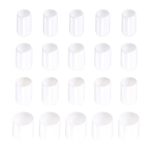 Rebower Screw Thread Protector Cover Vinyl Rubber End Caps, [for Screw, Bolt, Tubing, Metal Rods] - 9/32