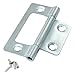 Bonsicoky 6 Pack Non-Mortise Hinges - 2 Inch Silver Door Hinges - Chest Hinges Box Hinges Cabinet Hinges with Screws for Furniture Windows Cupboard Tool Box