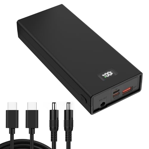 Weehomy 10000mAh Portátil DC 12V Recargable batería de Iones de Litio Salida USB batería Externa Banco de energía para Tira de LED, CCTV cámara teléfono de Carga (10000 mAh)