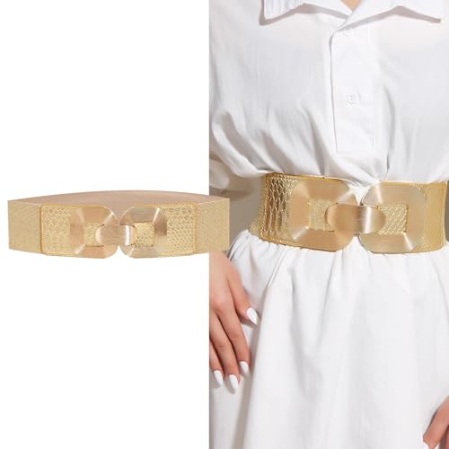 Elastic Dress Belt Stretchy Wide Corset Waistband For Women Daily Wear And Formal Occasion All Matching Waist Ornament2