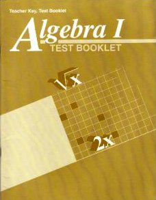 Amazon.com: Algebra 1 Test Booklet (Teacher Key, Test Booklet) A Beka ...