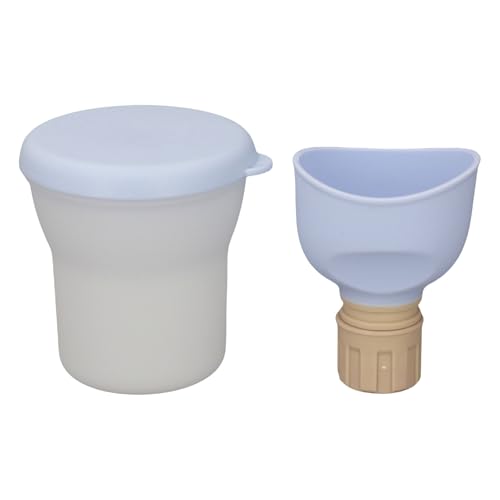 Glomora Urinoir portable anti-déversement réutilisable entonnoir d'urgence pour enfants et adultes voyage en voiture (Blue)