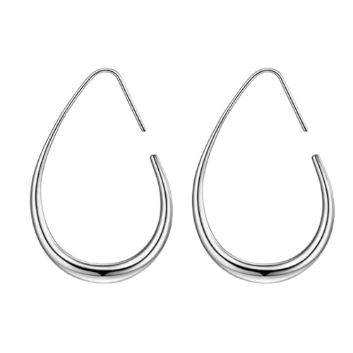 JOERBABU Pendientes, delicados pendientes de lágrima, accesorio contemporáneo, aretes de lágrima, adorno llamativo para la oreja, As shown, Cobre