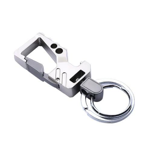 Cabilock Llavero Abrebotellas Auto Llavero Con Anilla Abridor De Botellas Con Forma De Llave Turbo Llaveros Llavero Con Cuentas Hogar Abridores Hombres Sacacorchos Cadena De Llavero Silver
