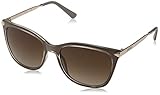Custodia protettiva inclusa Guess Unisex-Erwachsene GU7483 57F 56 Sonnenbrille, Beige (Beige Luc/Marrone Grad)