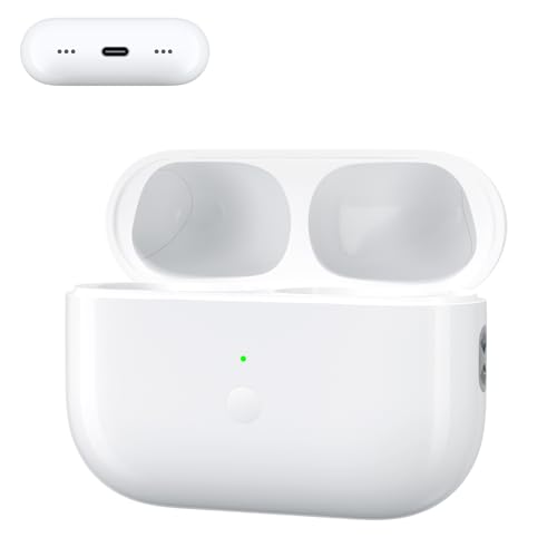 Wireless Charging Case Compatible for Airpod Pro 1st 2nd Charger case with Type-C Charging Port Replacement for Airpod Pro 1st / 2nd Charging case Support Wireless (2.82(Airpod pro 2 Type-C)
