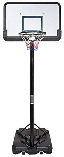 KL KLB Sport Portable Basketball Hoop & System Basketball Goal Basketball Equipment Height Adjustable 6ft 5in-10ft with 44 Inch Backboard and Wheels for Youth Kids Indoor Outdoor Use