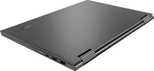 Image of 2019 Lenovo Yoga 730 2-in-1 15.6 inchFHD IPS Touchscreen Laptop, Intel Quad-Core i5-8250U Upto 3.4GHz, 12GB RAM, 256GB SSD, Backlit Keyboard, Fingerprint Reader, HDMI, WiFi, Windows 10, Iron Gray
