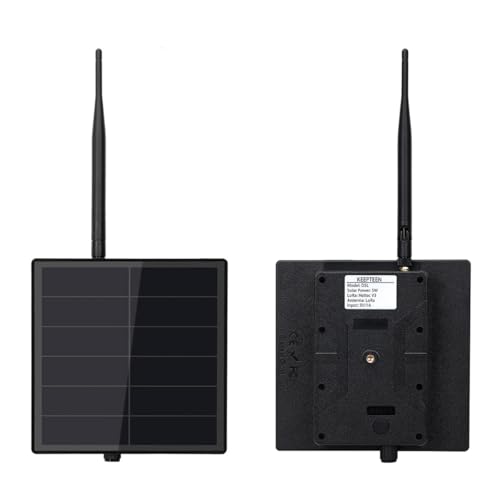 KEEPTEEN D5L-H1 Meshcore Mesh Node Repeater 5W Solar Panel Lora Kits Bult in Heltec ESP32 V3 LoRa WiFi BLE Modules Board and Battery Controller