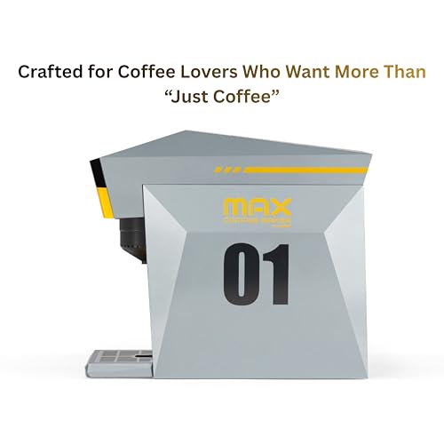 Image of LECTOR Max 2-in-1 Capsule & Ground Coffee Espresso Machine | 19-BAR Pump | Ultra-Fast 20s Brewing | Touch Sensor Display | Home & Office Use | Gift Set White 230ML Ceramic Cup