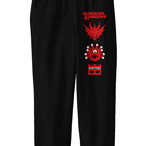 Dungeons & Dragons Icons Boy's Black Jogger Pants2