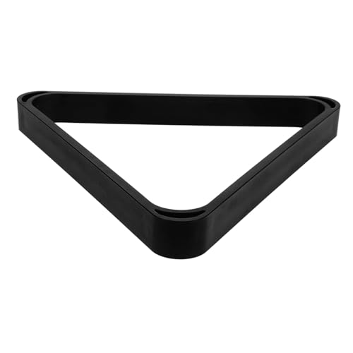 Mikikit Billiard Ball Storage Rack Durable Resin Triangle Holder for Pool Table Balls Sturdy Billiard Frame for Snooker and Pool Gameplay Reliable Billiard Accessories for All