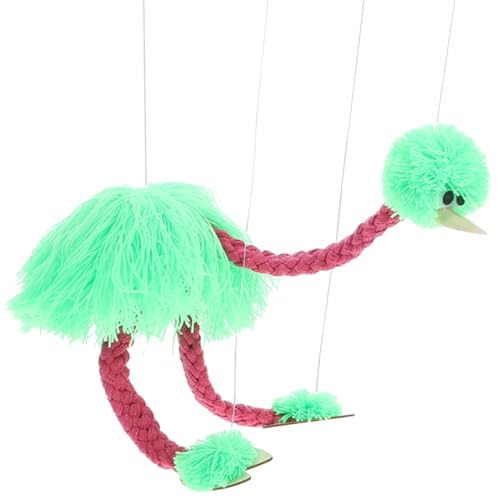 Zerodeko Flamingo Marionette Puppet, Flamingo Marionettes String Puppets Plush Parent-Child Interactive Puppet Bird Puppet with Strings Animals Marionette Puppet (Random Color)