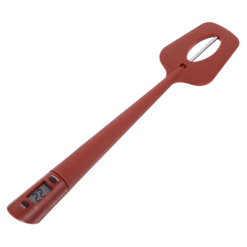 PRETYZOOM Multifunctional Silicone Baking Spatula Thermometer for Chefs Candy Thermometer Spatula for Kitchen Baking Cooking