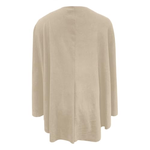 Women's Elegant Shawl Wraps Soft Open Front Poncho Sweater Scarf Blanket Cardigan Coat for Spring Fall Winter4