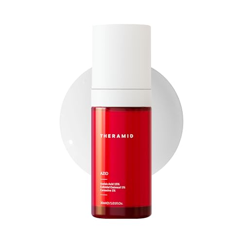 Theramid Azid Ácido Azelaico 15 Tratamiento Facial 30 Ml Reduce Manchas, Rojeces Y Acné, Unifica Tono Y Textura, Con Carnosina Y Avena Coloidal Para Piel Sensible