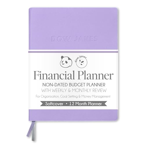 Dow Janes Planner Panda Planner Budget Planner 2026 Financial Planner – Monthly Budget Planner & Bill Payment Tracker, Expense Tracker Notebook, Budget Book, 8.5 x 11 Softcover Purple 120gsm