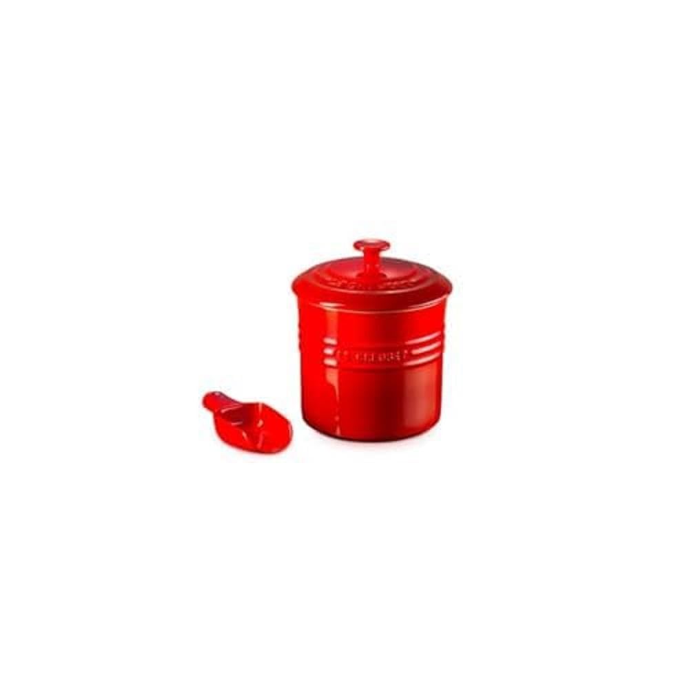 Le Creuset Steingut 61402170600099 Tierfutterbehälter, 1,9 l, Kirschrot