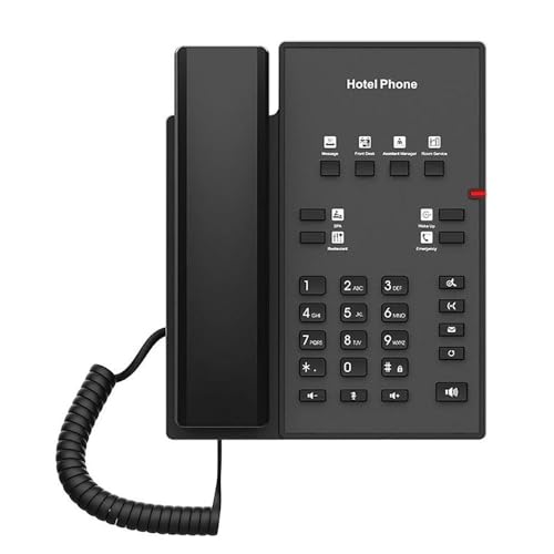 Fanvil H1 Teléfono para Hotel con 2 Teclas de Línea miniatura 1