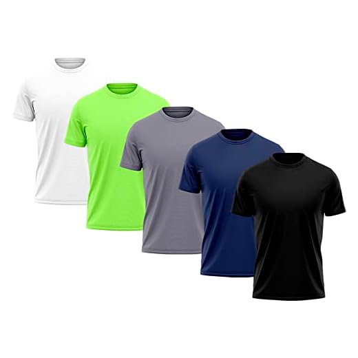 Kit 5 Camisetas Masculina Dry Fit Proteção Solar UV Térmica Academia Treino Caminhada Esporte Camisa Praia Blusa, Tamanho G