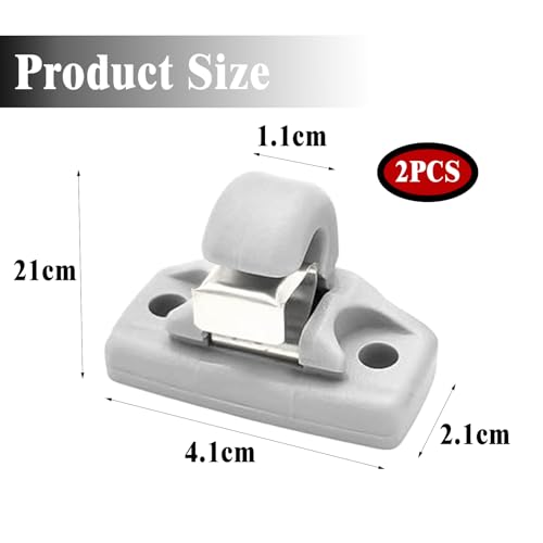 2 Stück Grau Auto Sonnenblende Halterung Clips,Sonnenblendenhalter Clip Grau,Auto Halterung Sonnenblende,Personalisierter Sonnenblenden Halteclip,für VW Caddy,Audi A3 A4 ETC Zubehör