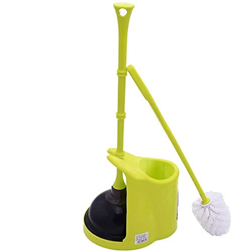 Brosse toilettes compacte avec plongeur kit combiné et support de dragage WC