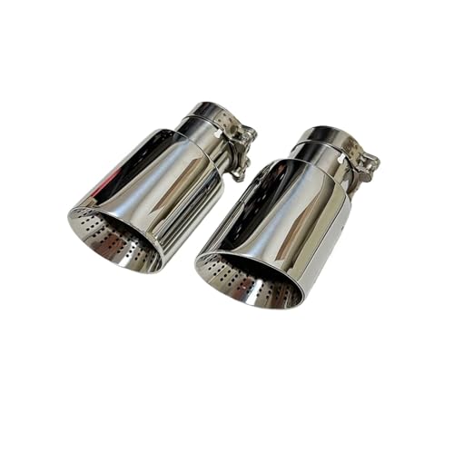 Tuyau d'échappement inox 304 double sortie voiture diamètre 89mm 101mm 114mm