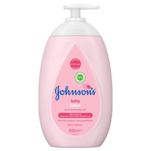 Johnson's Baby Lotion Pure & Gently Daily Care with Coconut Oil - Kokosöl 500ml (3x 500ml (1.5L))