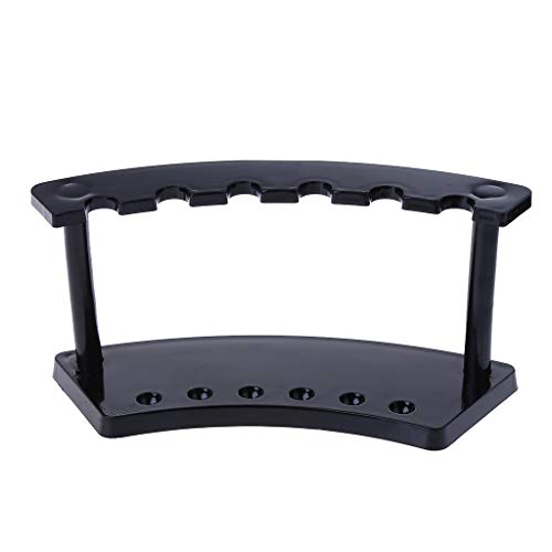 MAGELIYA Potlood Houder, 6 Slots Penseelhouder Bureau Stand Display Rack Zwart voor pennen, Penselen, Markers, Make-up… - Image 3