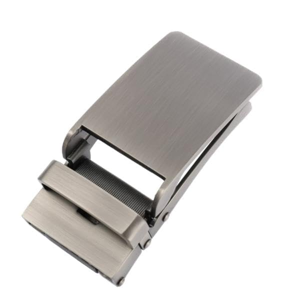 3xrectangle automatic buckle for 30-31mm belt men pants belt buckles belt head matte silver | clothing shoes & accessories | mens accessories | belt buckles
